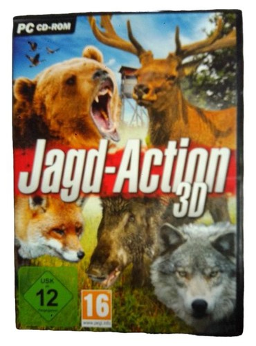 Jagd action cd rom - 3d, cd-rom