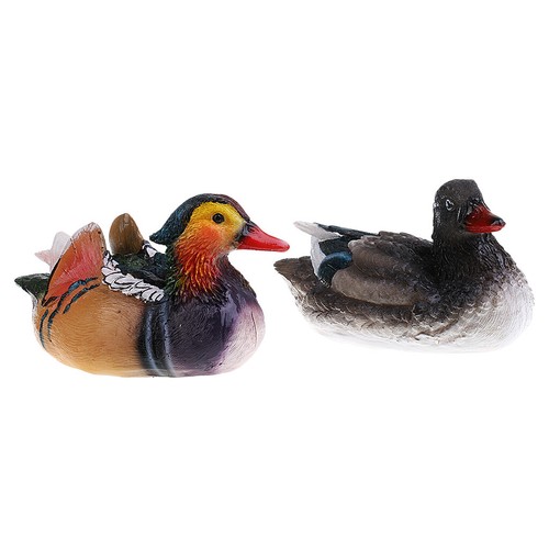 2pcs ente schwimmende figur - 2pcs,